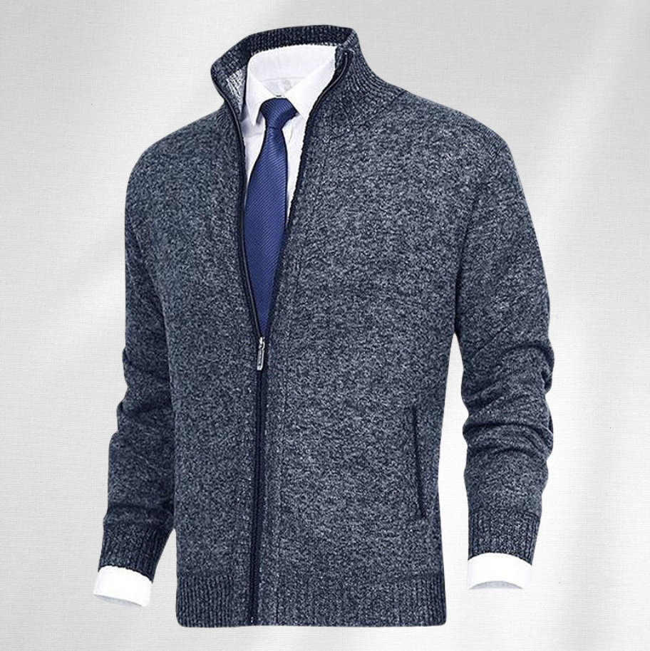 Tony - Stylish business cardigan sweater for men