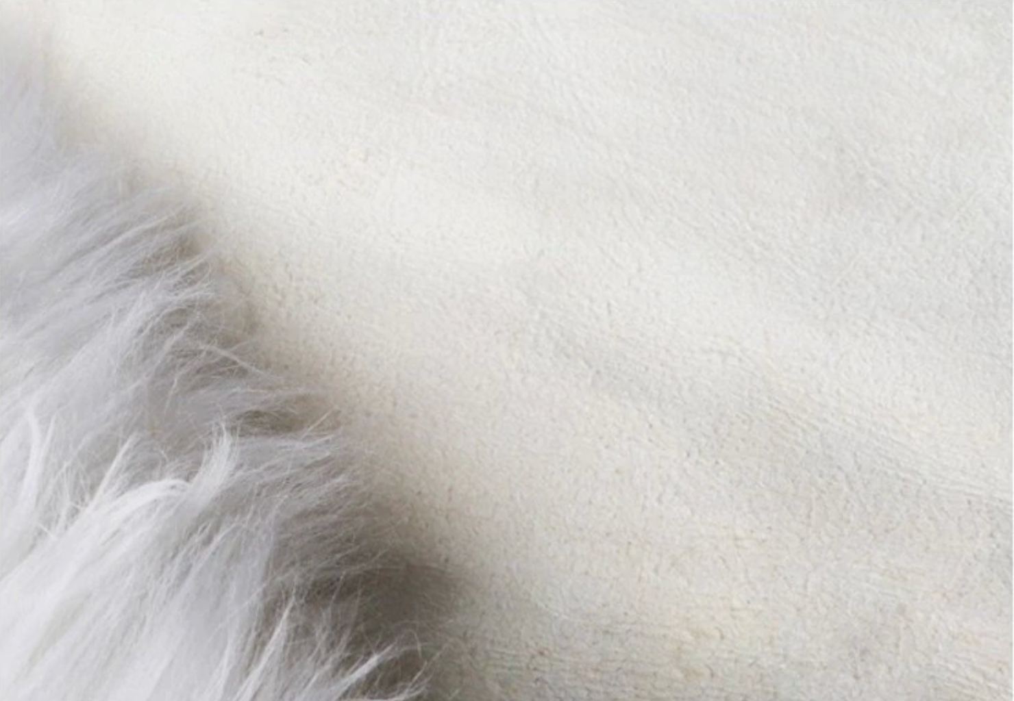 Faux Fur Sheepskin Throw & Area Rug