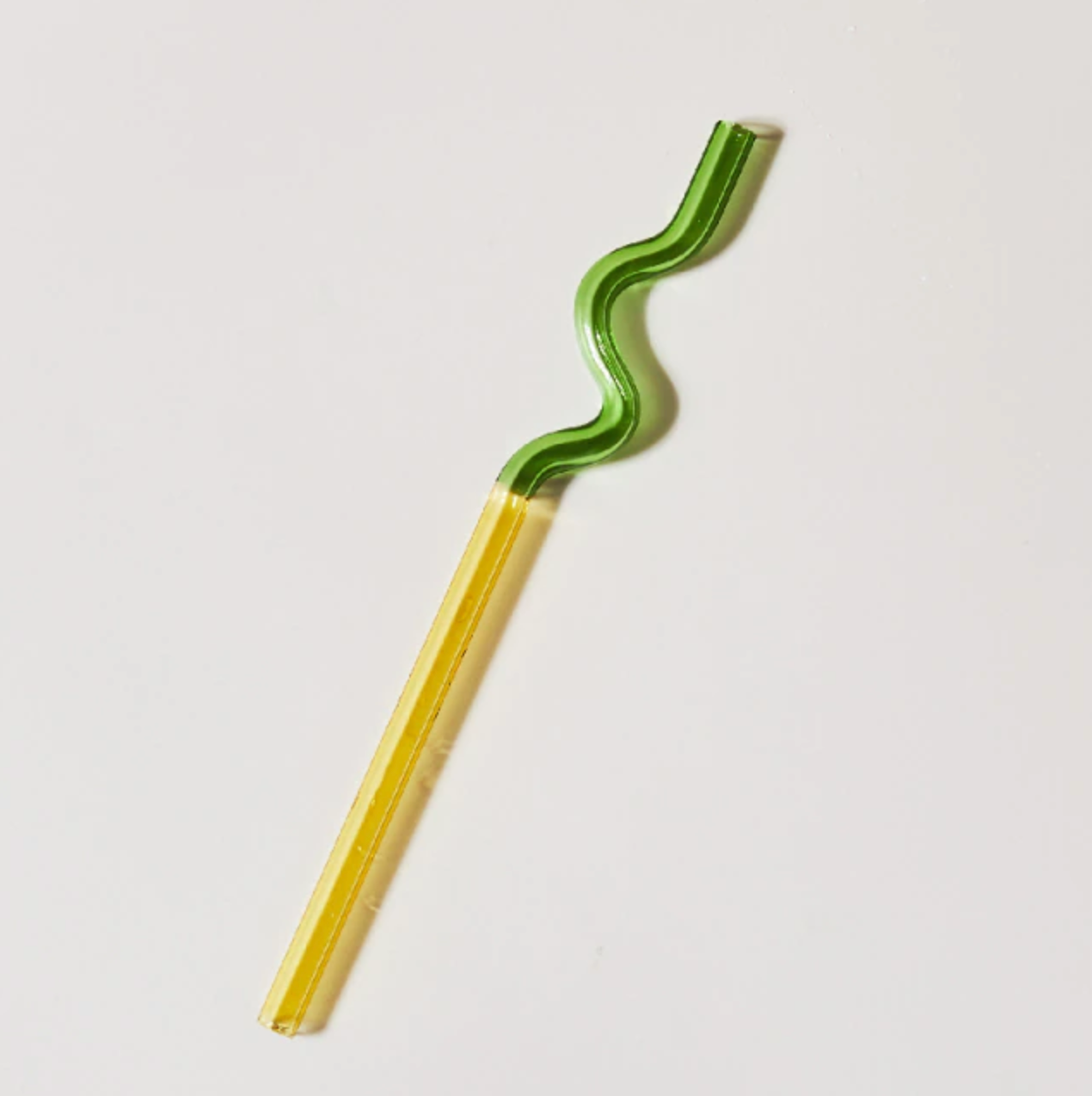 Twist Colorful Glass Straw