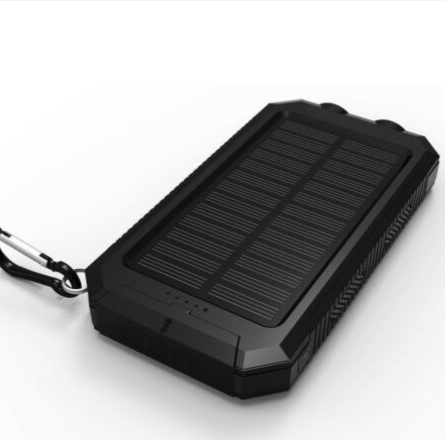 Solar Power Bank - Portable and Waterproof