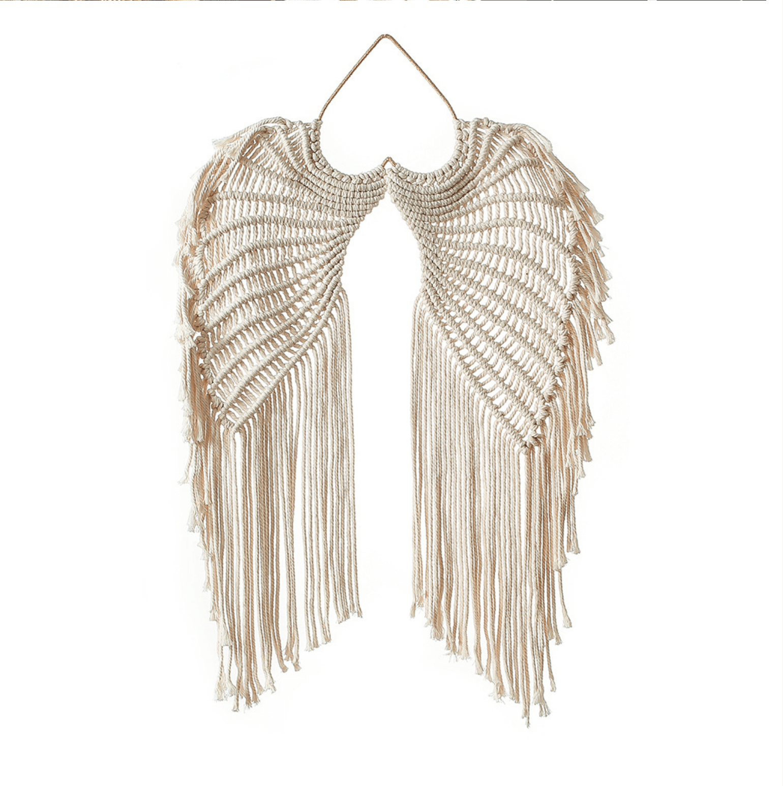 Závěsná nástěnná dekorace Angel Wings Macrame