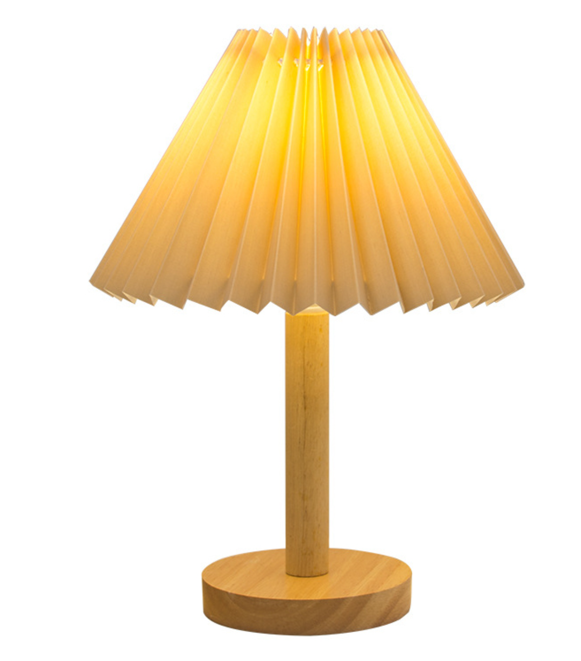 Korean Retro Pleated Table Lamp