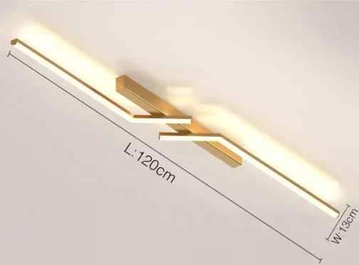 SleekGlow - Ceiling light with LED line lamp