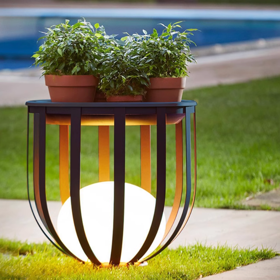 Solar Flower Stand Light - Elegante buitenverlichting op zonne-energie, weerbestendig tuindecor