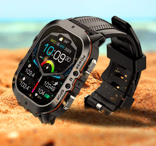 Montre intelligente Maximus C26 – Plus de 100 modes sportifs, écran AMOLED, étanche