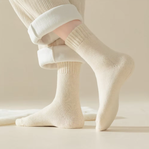 Essentiels d'Hiver Confortables : 3 Paires de Chaussettes en Laine pour Femmes – Douces, Chaleureuses et Ultra-Molles