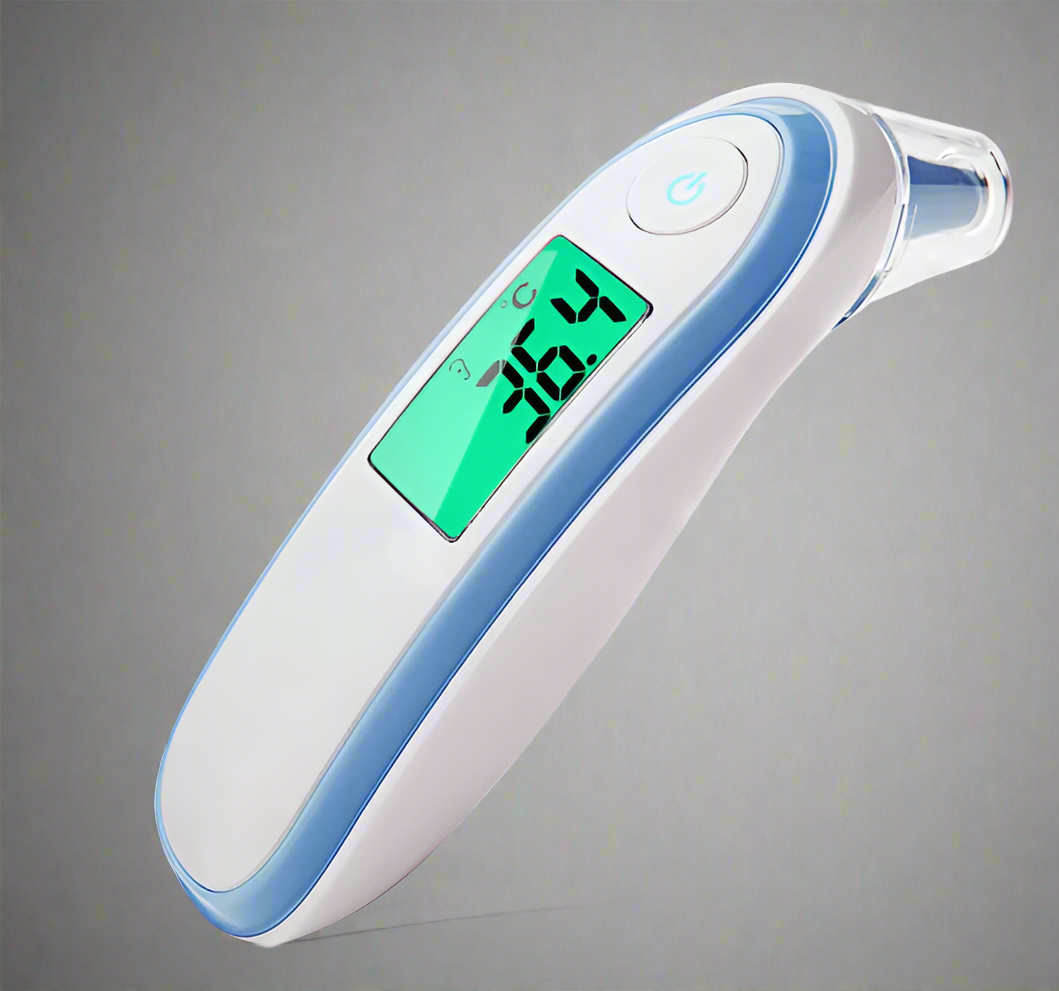 JYHealth Infrared Ear & Forehead Thermometer - Accurate & Non-Contact for Baby & Adult