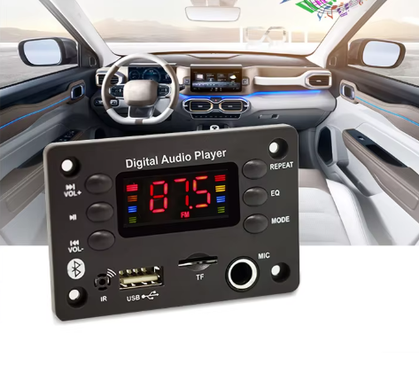 Décodeur MP3 Bluetooth Maximus - Audio de voiture, radio FM et lecteur de musique USB