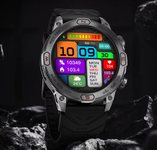 Astra 2024 Outdoor Smartwatch – 1.43" AMOLED, Waterproof GPS Tracker with Bluetooth Calls