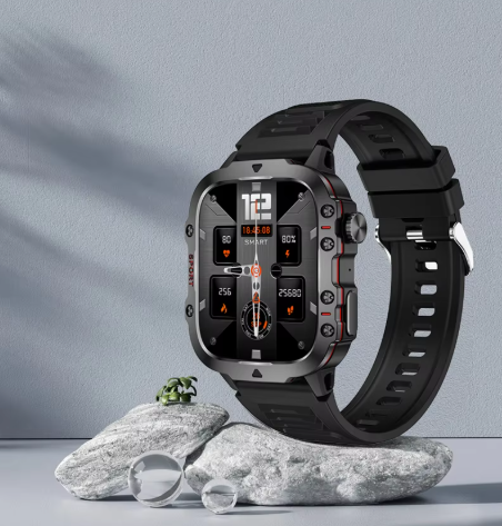 Montre intelligente militaire Atlas – Tracker d'activité extérieur robuste 2024 avec appels Bluetooth