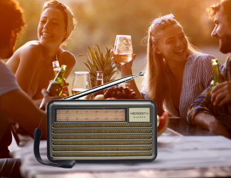 Sara Multifunktions-Solarradio – AM/FM/SW Tragbarer Bluetooth-Lautsprecher