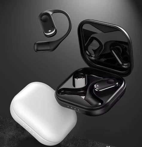 Căști Bluetooth 5.3 Aria Open-Ear – Bass Pur, Sunet Hi-Res, Confort Pregătit pentru Sport