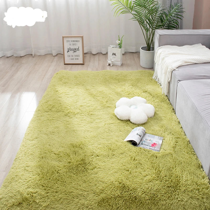 Sara Zachte Fluffy Witte Tapijt – Gezellig Pluche Vloerkleed voor Slaapkamer & Kinderkamer