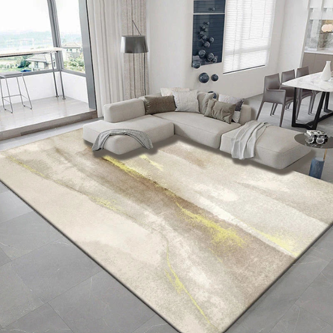 Sara Ink Splash Nordic Area Rug – Large Living Room & Bedroom Carpet