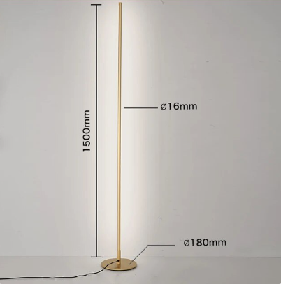 Lampada da terra moderna Light Mouth