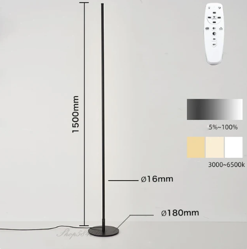 Lampada da terra moderna Light Mouth