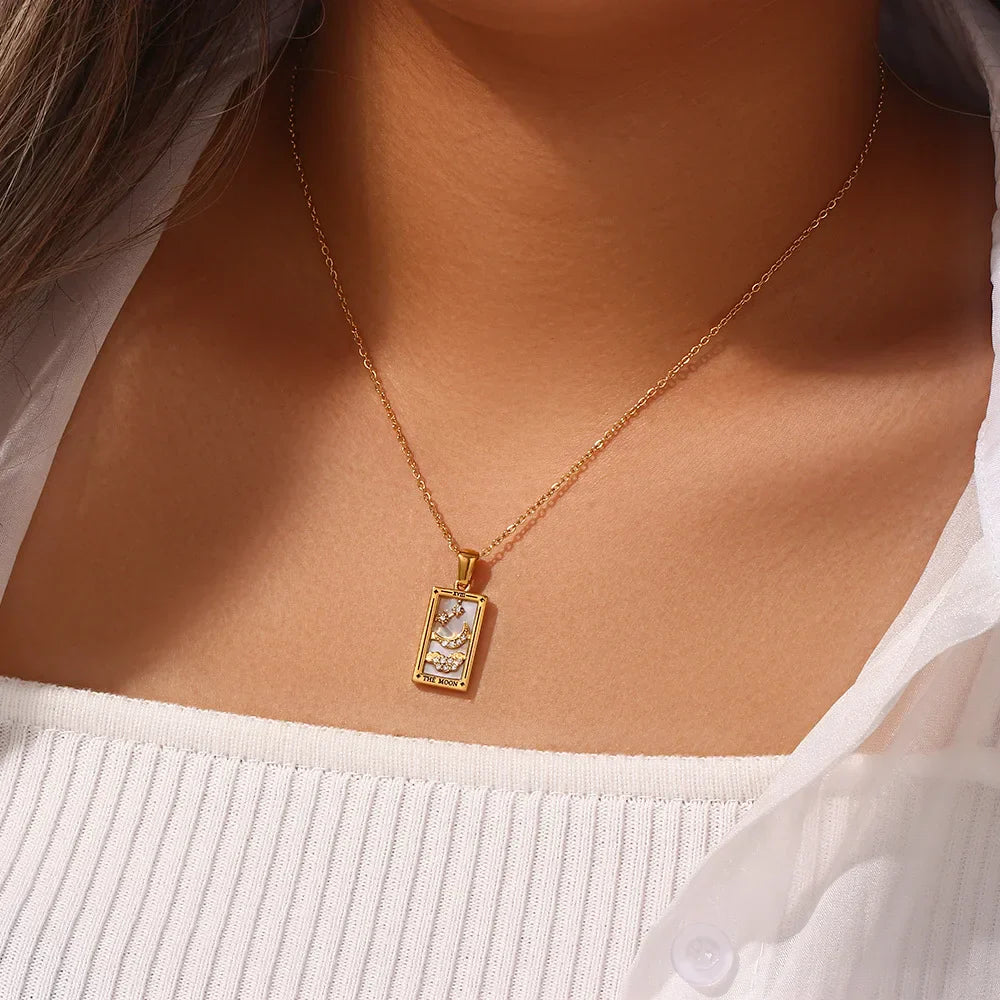 Tarot Card Necklace