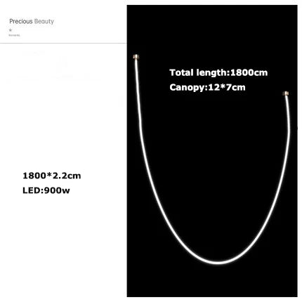 Udon - LED dimbare postmoderne gylne krom taklamper