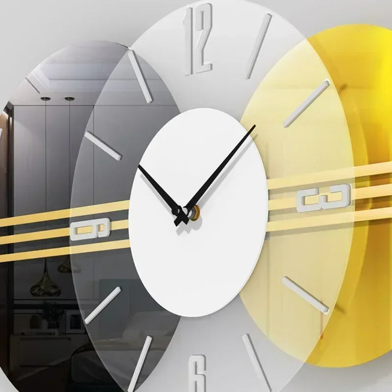 Luxury Mirror Face Wall Clock