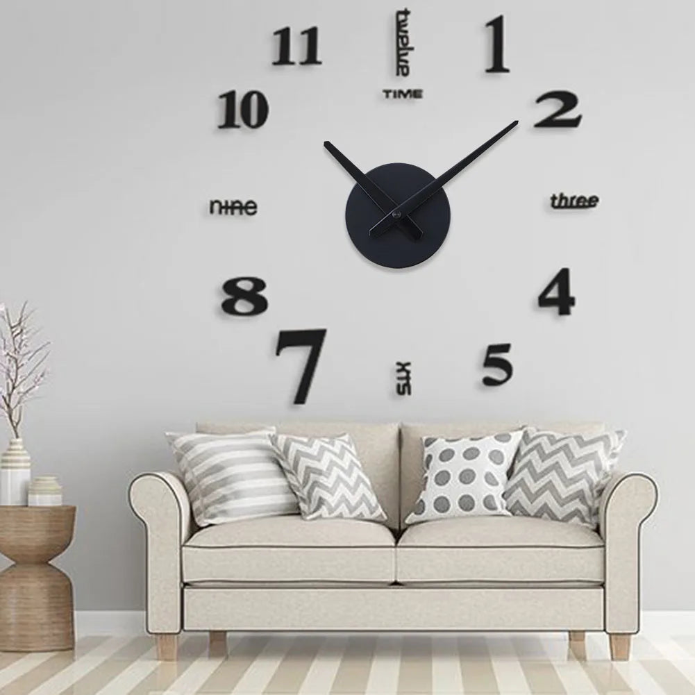 Modern Design 3D Wall Clock