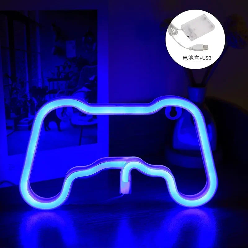 USB LED Neon Fény Játékteremhez