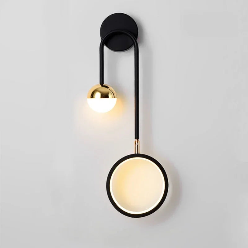 Minimalistisk Retro Vägglampa - Kreativ Belysning