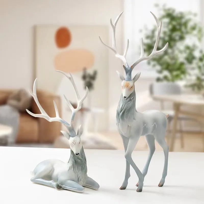 Luxury Reindeer Sculpture