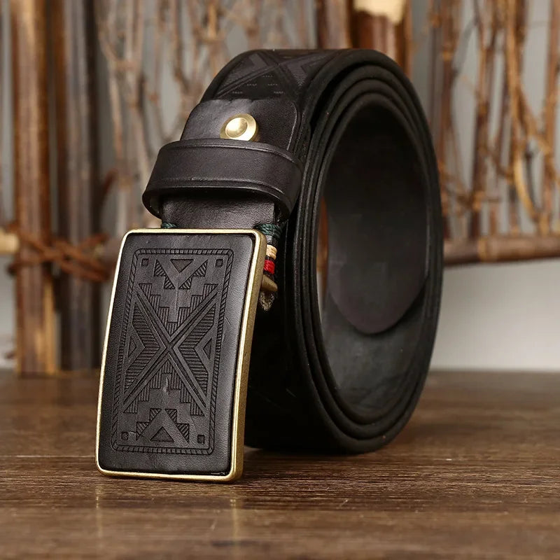 CANYON TRACE COWHIDE BELT