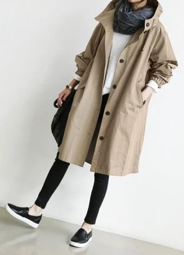 EleganCoat | Fashionable long trench coat/jacket women change season 2024