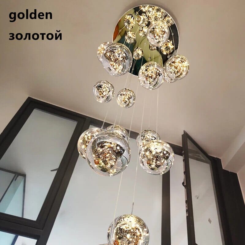 Bella Glass Ball Chandelier