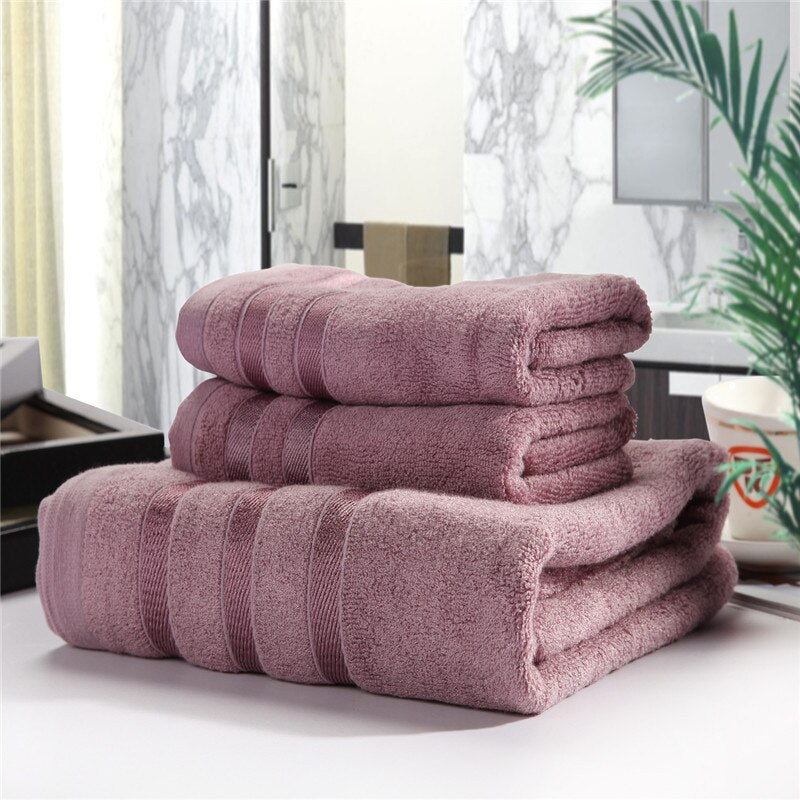 Premium Bamboo Bath Towel Set | bathroom