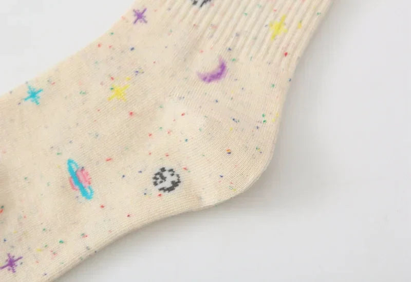 Chaussettes en coton cosmique