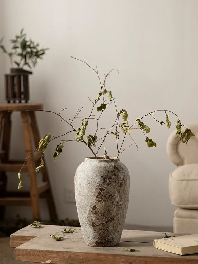 Mottled Retro Ceramic Vase