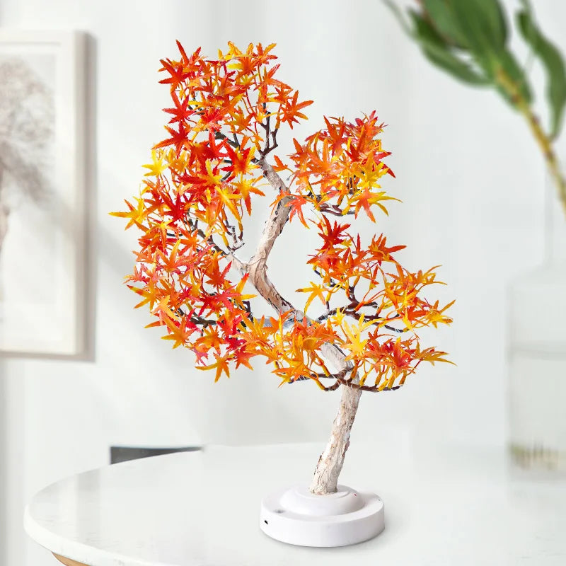 MapleGlow - LED Lampe Baum Ahornblätter