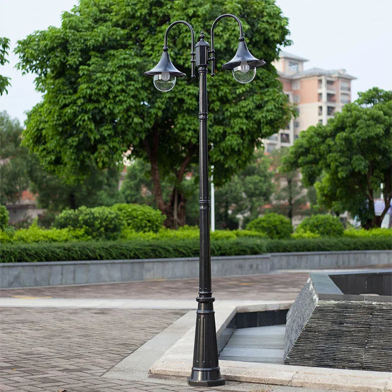 Lámpara de Jardín Doble Cabeza Impermeable