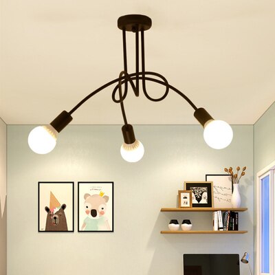 XC Anon - American Retro Wrought Iron Chandelier