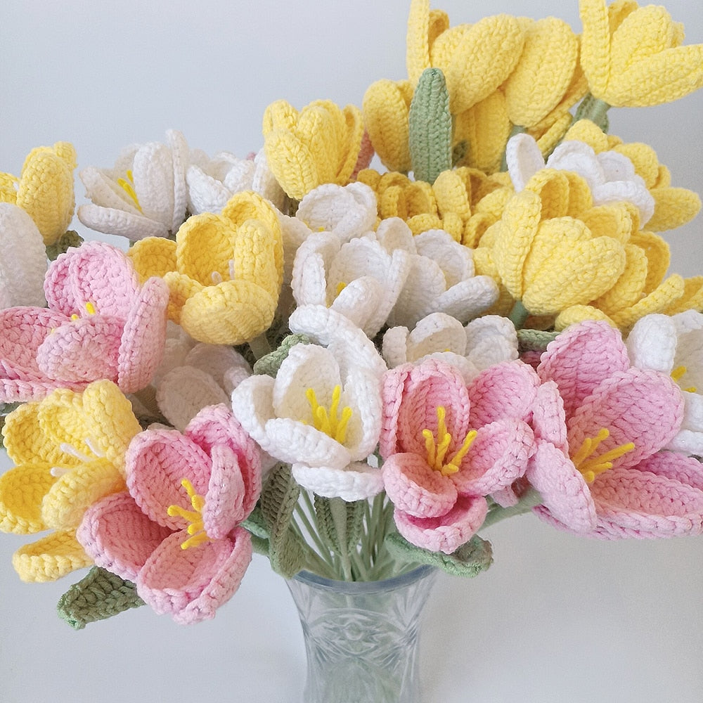 Tulip Crochet Bouquet decor