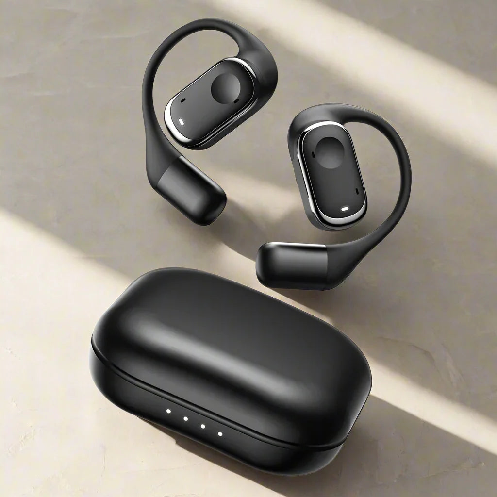 Aria open-ear Bluetooth 5.3-hoofdtelefoon – pure bas, geluid met hoge resolutie, sportklaar comfort