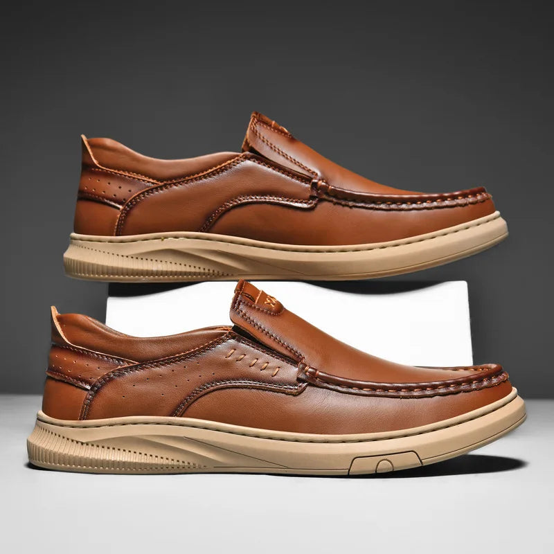 Chaussures Carlo™ en cuir de vache véritable : ultra confortables et respirantes