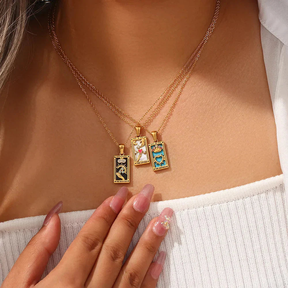 Tarot Card Necklace