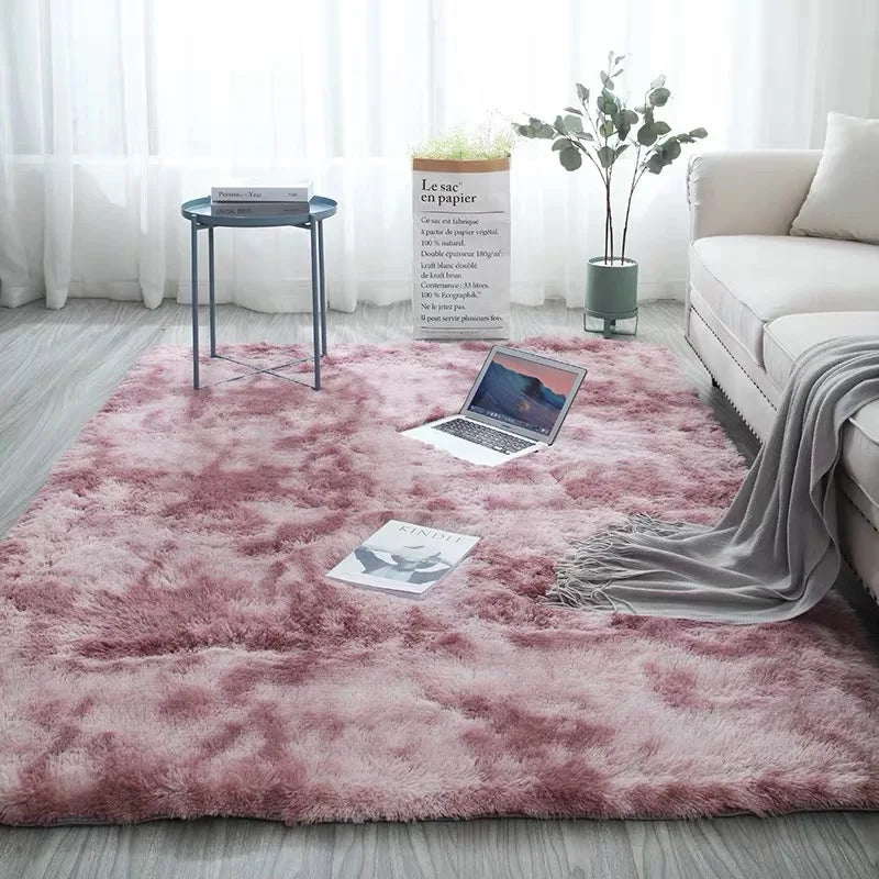 Sara Plush Nordic Lounge Rug para Sala de Estar y Dormitorio - Suave, Acogedor y Decoración Moderna para el Hogar