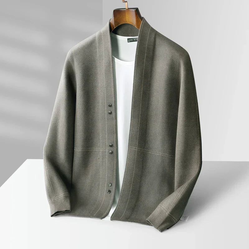 Oliver Wool Knit Cardigan