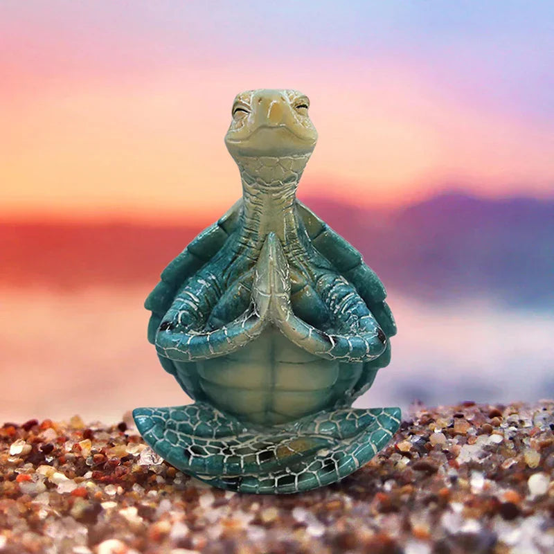 Figuritas de Tortuga Marina Vrimlo® Yoga