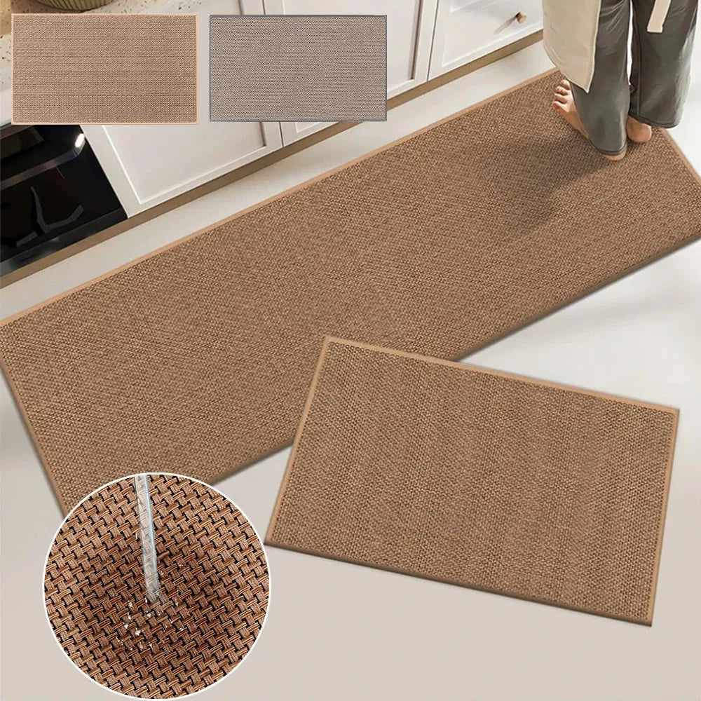 CozyStep - Non-Slip Absorbent Jute Bath Mat/Rug