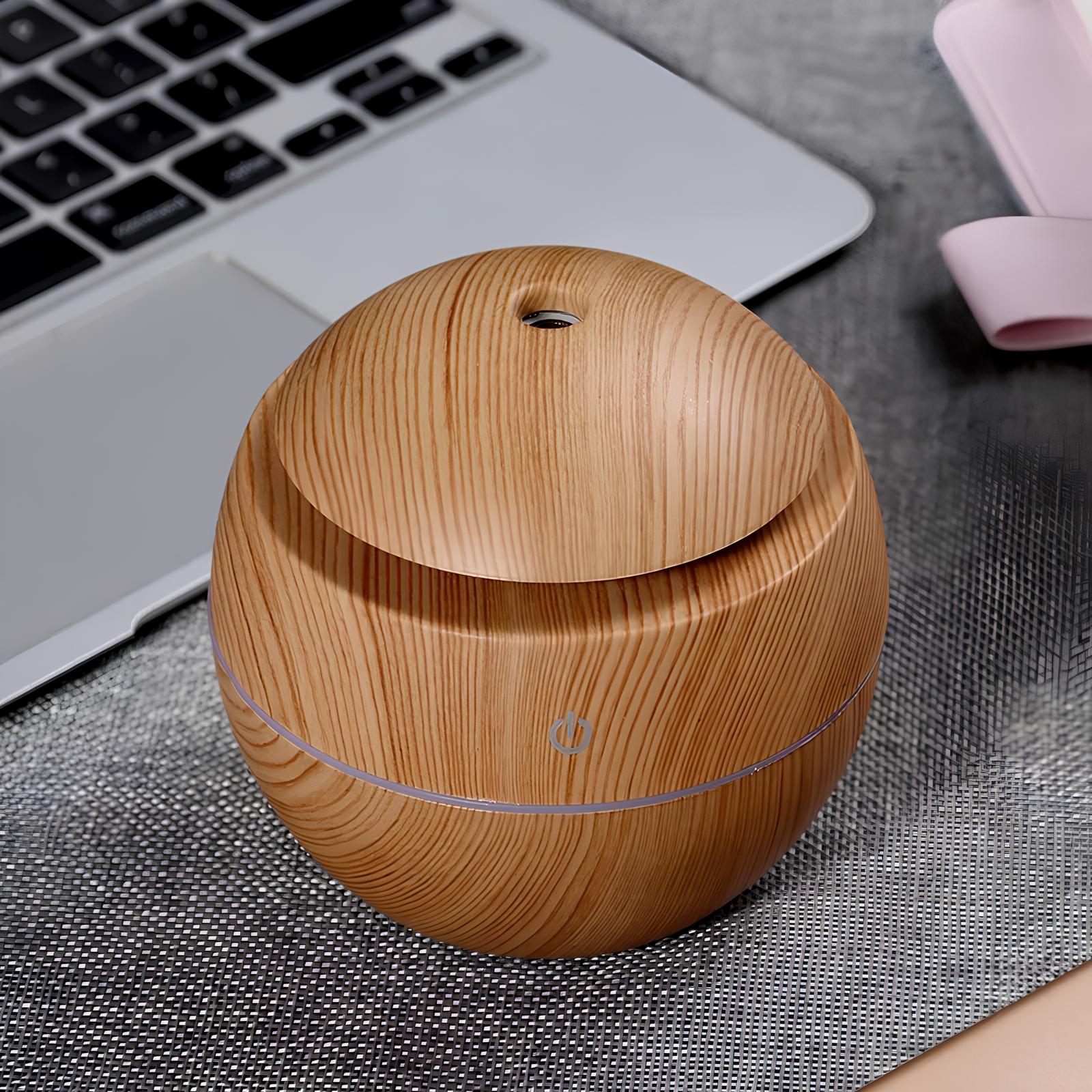 Portable Aroma Diffuser And Humidifier 130ML with 7 Color LED Light