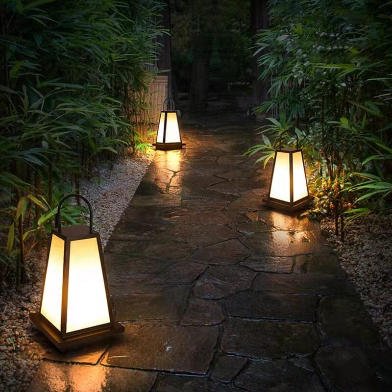 Luce Portatile LED da Giardino Retro