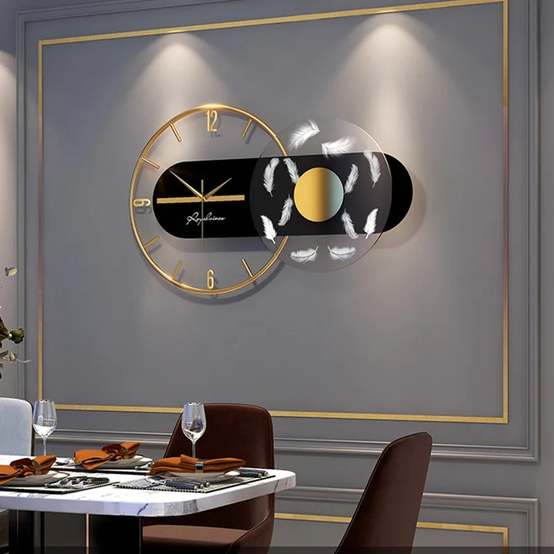 Modern Metal Wall Clock