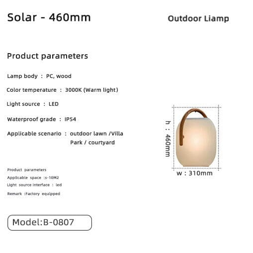 Linternas exteriores de burbujas LED