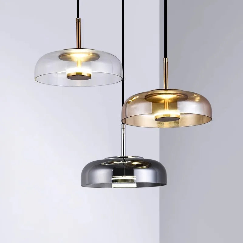 CrystalShine – Elegant LED glass pendant lamp