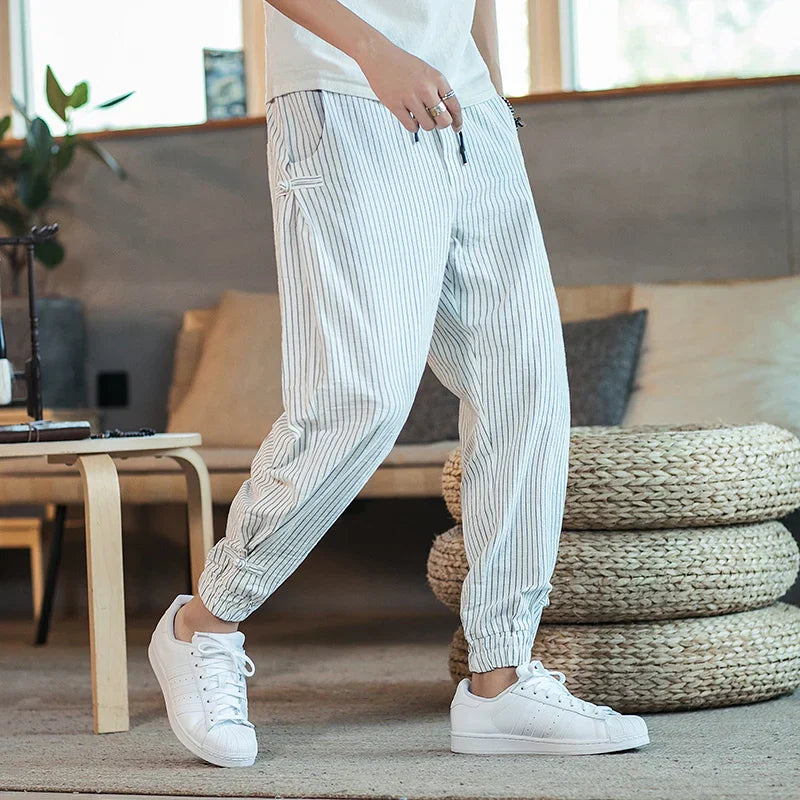 Tokyo Bay Fusion™ Cotton Linen Trousers